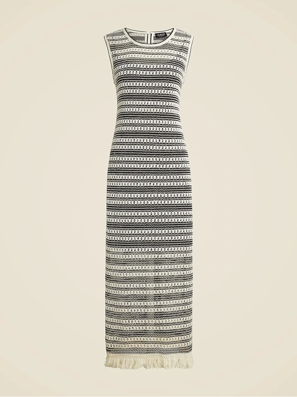 J. Crew | Collection Crochet Midi Dress in Stripe XXS